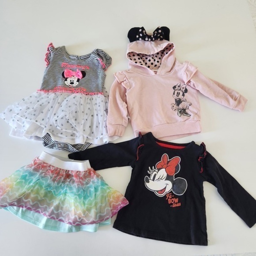 Disney Baby Girl‎ Bundle Size 12 Months - 4 Items